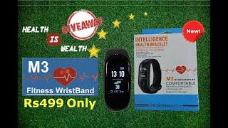 M3 Fitness Band Unboxing Reviews And GiveAway  Cheap And Best SmartBand - All Features Reviewed