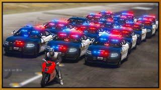 GTA 5 Roleplay - 15 cops chase worlds fastest bike  RedlineRP