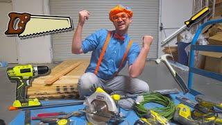 Blippi Tools for Kids  Tools Song and Clean Up Song for Children