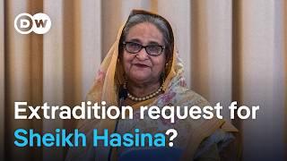 Will India return former Bangladesh leader Sheikh Hasina?  DW News