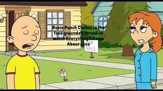 rosie punch caillou in the faceforced to watch Everything I Know About LoveGrounded