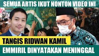 INNALILAHI... Tangis Pecah Ridwan Kamil Saat Emmiril Khan Mumtadz Di Nyatakan Meninggal Di Swiss