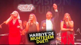 Ekrem İmamoğlu ve Eşi Dilek İmamoğlundan Harbiyede muhteşem düet Pink Martini konserinde sürpriz