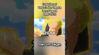 Evolution of Goku fusion Vegeta born Gogeta 1995-2019