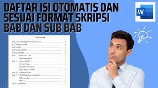 Cara Membuat Daftar Isi Skripsi & Makalah Secara Otomatis di Word