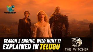 Witcher Season 2 Ending Explained in Telugu  Wild Hunt Explained in Telugu  Movie Lunatics 