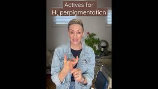 Actives I recommend for Hyperpigmentation. #skincareactives #skincareactives101 #hyperpigmentation