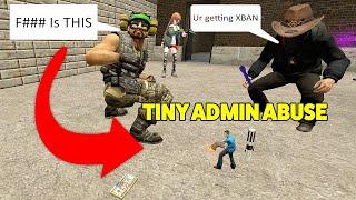 Tiny 1 cm High Abusing Admin They Cant EVEN See - Gmod DarkRP Admin Abuse and Trolling