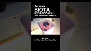Performa Biota Smart Air Purifier sebagai produk Rumah Pintar #mrbibbo #rumahsmarthome