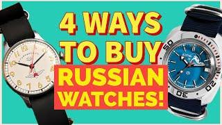 4 Ways more or less to Buy Russian Watches