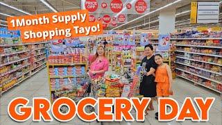 Grocery Day Puno Nanaman Ang Pantry at Ref 1 Month Supply Shopping with Family Team Ogad