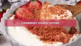 Strawberry Crunch Topping