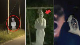 Pocong Terjelas dan Seram.. 6 Penampakan Hantu Menakutkan yang Telah Berhasil Terekam Kamera Ponsel