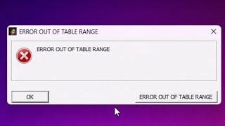 How to Fix ERROR OUT OF TABLE RANGE  Tomb Raider Anniversary