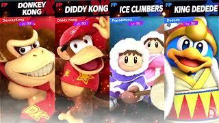 Super Smash Bros Ultimate Amiibo Team Battles Kongs vs Hammer Bros