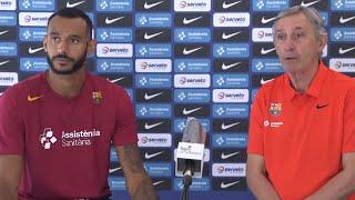 Entrevista Hanga y Pesic Barça - Fase Final Liga Endesa