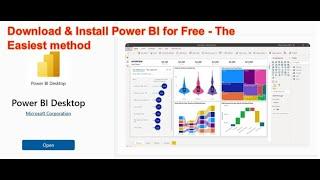 How to Download & Install Power BI for Free  PowerBI for Free - The Easiest method 2024