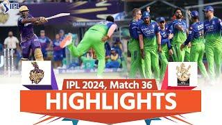 KKR vs RCB  IPL 2024 Highlights Kolkata Knight Riders vs Royal Challengers Bengaluru  Highlights