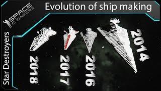 Evolution of ship making in space engineers  EP1  Star Destroyer 