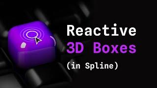 How to Create Interactive 3D Boxes in Spline