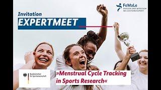 Online-Meeting Menstrual Cycle Tracking in Sports Research