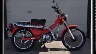 video Motor jadul Tahun 1980 Honda Trail 110cc Modif  Trail