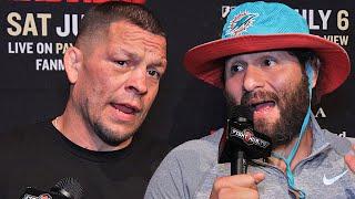 Jorge Masvidal & Nate Diaz start WAR OF WORDS days before fight