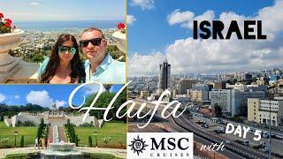 HAIFA Israel 5th day with MSC Musica #haifa #msccruise #izrael