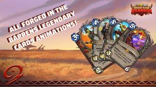 All Forged in the Barrens Legendary Cards Animations