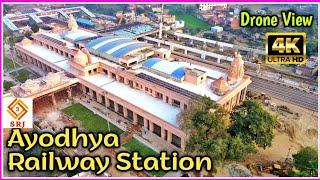 Ayodhya New Railway Station Drone View  Ayodhya Junction Redevelopment Project Update  Drone SRJ