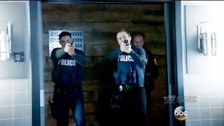 Castle 8x22 Esposito and Ryan Rescue Castle - Rick Punches Flynn  “Crossfire” Series Finale