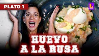 Huevo a la rusa estilo Vanessa Terkes  El Gran Chef Famosos