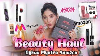 Nykaa Best Of Beauty haul  affordable nude lipstick under 125 Rs. haul