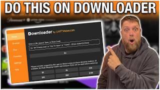 If you use Downloader on Firestick..... Do This