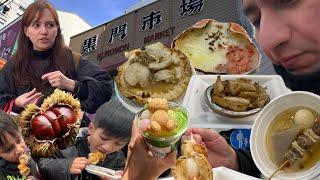 Osaka Food Trip Part 2 Everything We Ate @Kuromon Market  Osaka Street Food