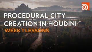 Procedural City Creation in Houdini  Week 1 Lessons from a Pro Environment Artist