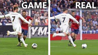 Cristiano Ronaldos insane long shot goals  EAFCFIFA