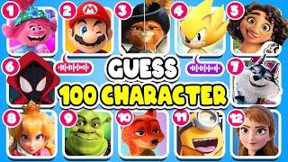 Guess 100 Character By Their Song?  Netflix Puss In Boots Quiz Sing 1&2 Zootopia lGuess The Song?