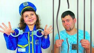 Milana and daddy fun Cops Story