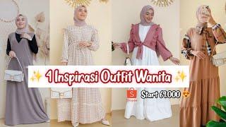 4 INSPIRASI BAJU MUSLIM WANITA UNTUK LEBARAN  SHOPEE