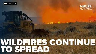 Wildfires continue to spread across Montana live interview with air quality expert forecast