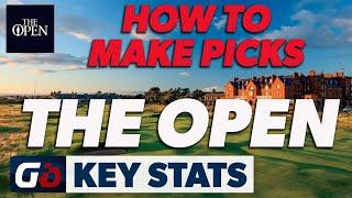 Key Stats For Making Picks At The 2024 British Open