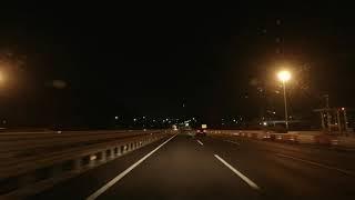 ASMR Highway Driving at Night No Talking No Music - Busan to Seoul Korea