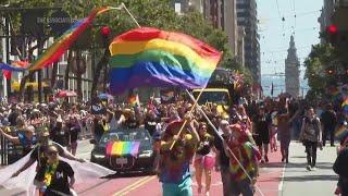 Parades in New York and San Francisco celebrate LGBTQ+ Pride month