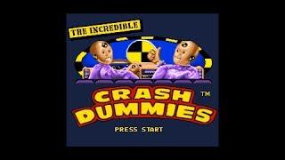 The Incredible Crash Dummies SNES 60Hz  US - Intro  Attract Mode