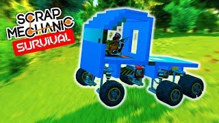 ГРУЗОВИК ДЛЯ ПОХОДОВ - SCRAP MECHANIC SURVIVAL ДЕНЬ 24