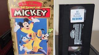 Opening to The Spirit of Mickey 1998 VHS.