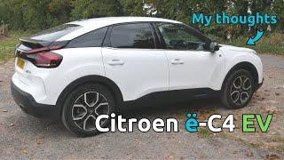 2021 Citroen e-C4 Prime Plus EV review. My initial thoughts after 3 weeks.