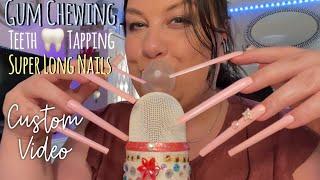 Custom ASMR Video for Brizza Gum Chewing Mic Scratching Teeth Tapping