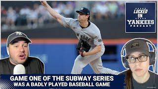 The New York Yankees played a bad first game of the Subway Series